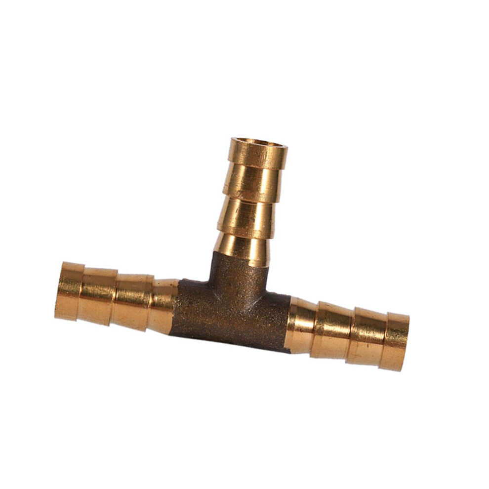 8Mm Brass 3 Way Fuel Hose T Piece Connector 7293282939523