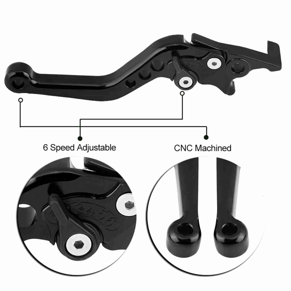 Cnc Aluminium Scooter Brake Levers Black 7293282939837