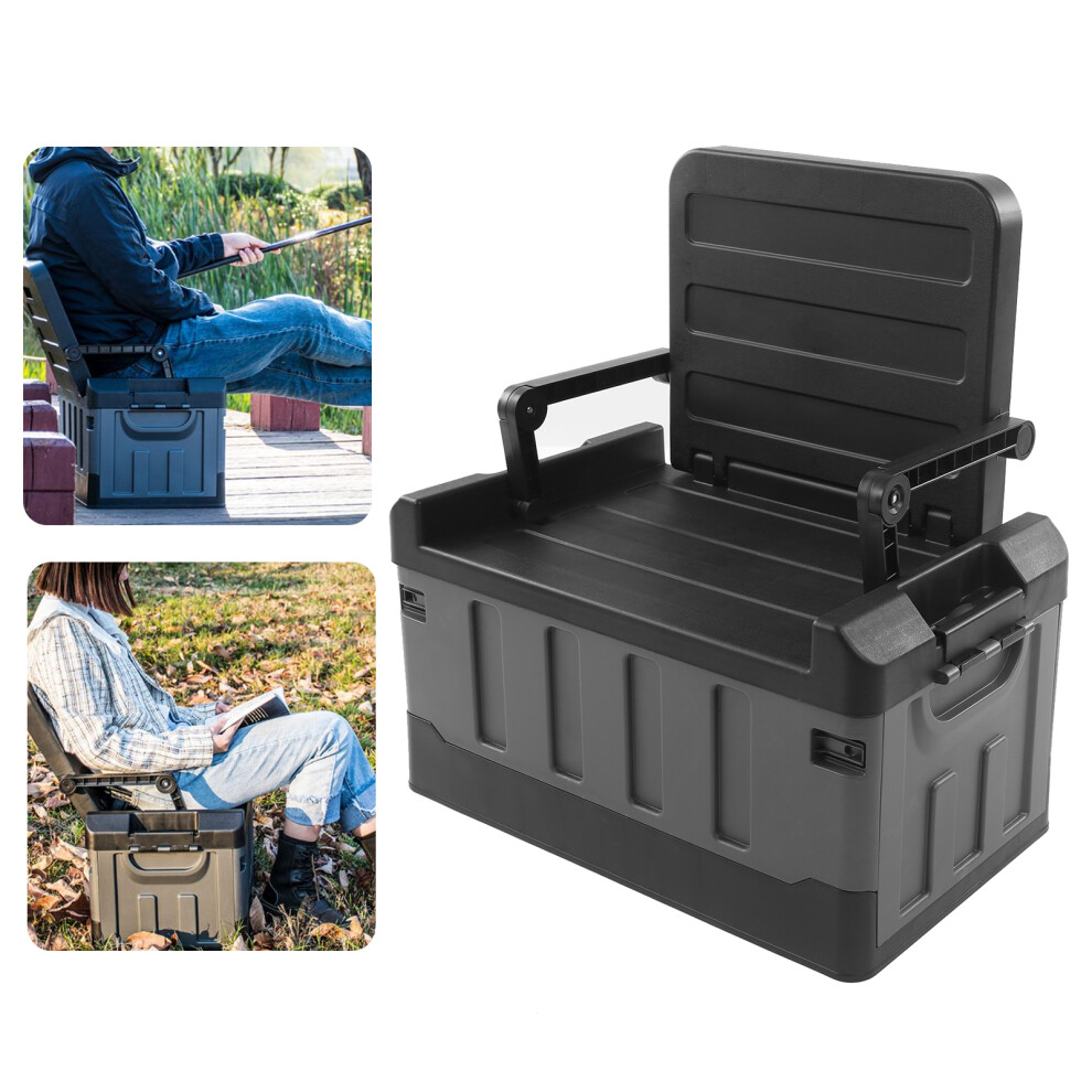 Collapsible 70L Car Storage Box Chair 2In1 7293282940659