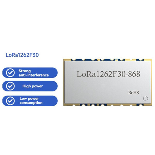 SX1262 LoRa Wireless RF Module 868MHz Ultra-Low Power LoRa1262 Module for IoT Applications RF Transceiver 1