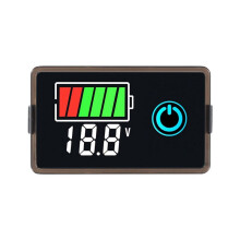 8-100V Digital Voltage Power Indicator for Lead-Acid Lithium Battery 12V/24V/36V/48V Two-Wire Anti Reverse C