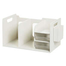 Bookstand Storage Rack with Drawers for Student Bookshelf Blocking Storage Box Book Stopper Desk Organizer Bookends