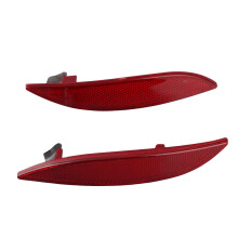 Megane MK3 2008-13 Bumper Reflector Pair Red