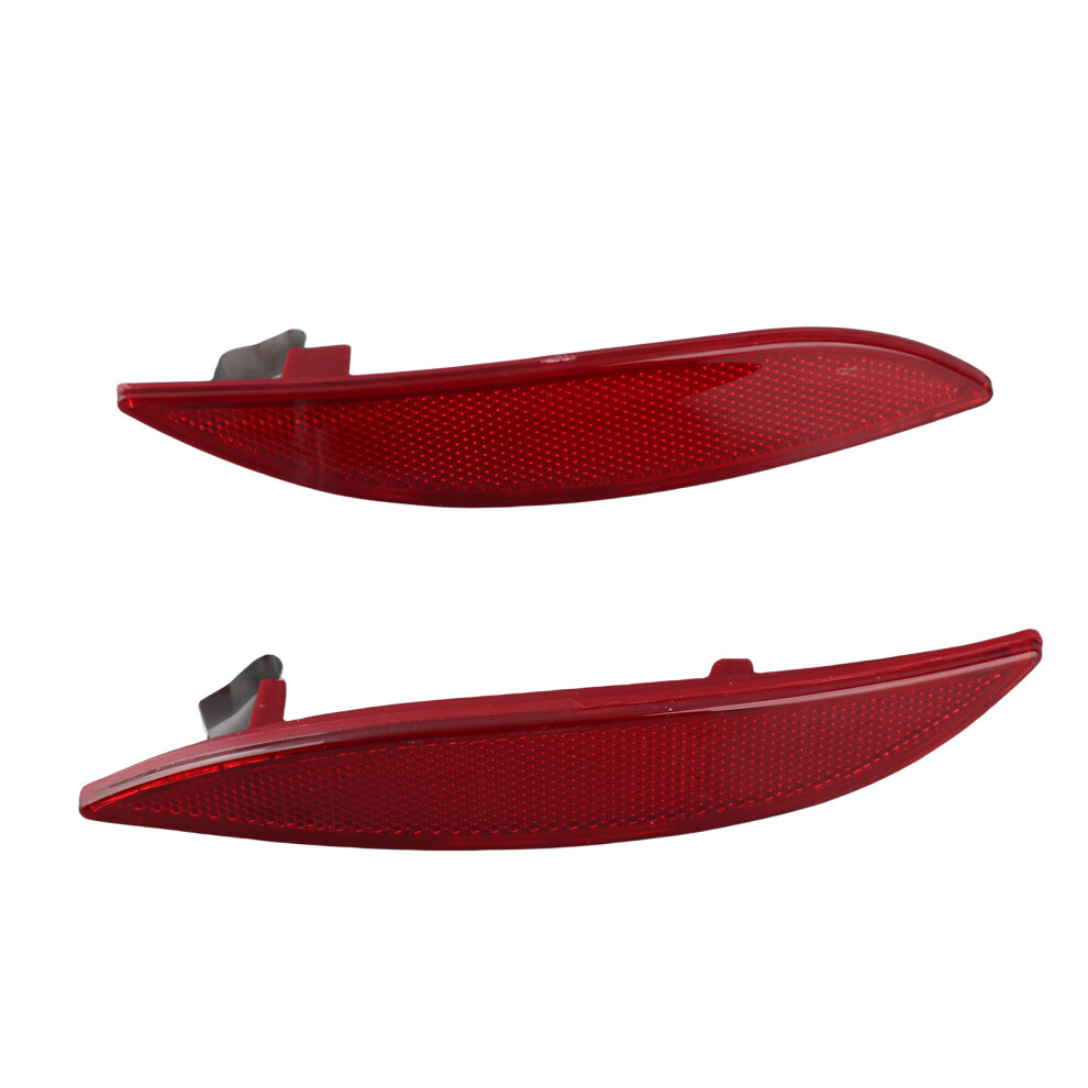 Megane Mk3 2008-13 Bumper Reflector Pair Red 7293282940352