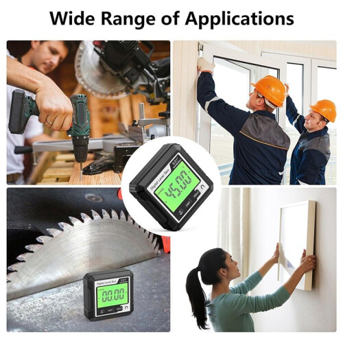Digital Level Angle Gauge Meter Magnetic Electronic Level Angle Finder Tool Protractor Inclinometer Woodworking Tools,B 1