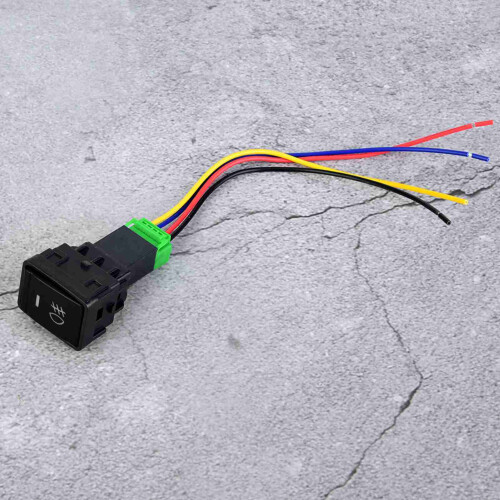 12V 4 Pole Push Button Switch with LED Harness 2