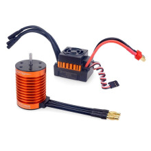 Wodoodporny Bezszczotkowy Silnik F540 4370Kv Rc z Zestawem 60A Esc Combo do Samochodu RC
