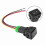 12V 4 Pole Push Button Switch with LED Harness 18