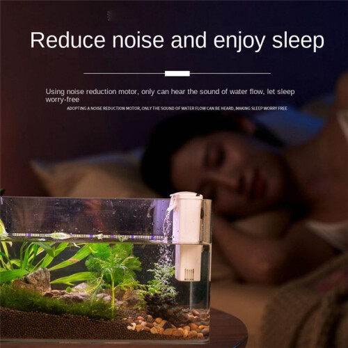 Low Water Level Filter Small Fish Tank Turtle Tank Waterfall Shallow Water Silent Circulation Filter Pump 1