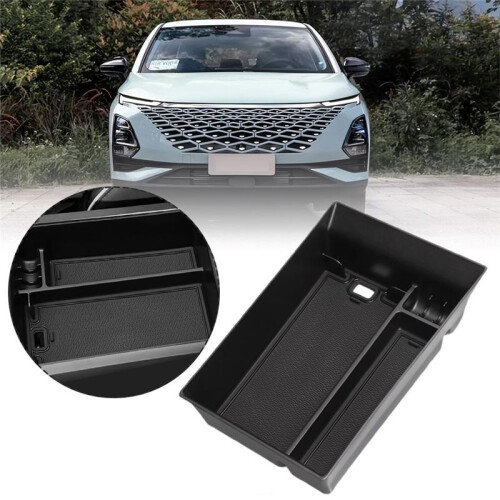 For  Omoda C5 EV 2024 2025 Interior Moulding Central Control Lower Storage Box Armrest Container Wireless Charging 2