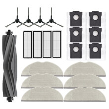 Accessoires pour Aspirateur Robot pour pour Mova S10 / pour Mova S10 : Sacs à Poussière, Brosses Latérales Principales, Chiffons, Filtres