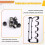 Kit Complet de Joints 4LE1 pour Moteur pour  avec Joint de Culasse 5