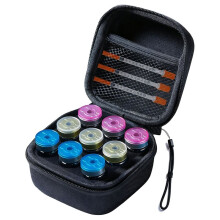 Boîtier de Rangement Compact pour Flacons D'Insuline (Réfrigérateur) - Organiseur à 9 Emplacements pour Flacons U-100 de 10 Ml
