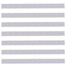 280PC 8X4.2cm Clear Plastic Label Holders for Wire Shelf Retail Price Label Basket Labels Clip Labels
