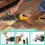 14pc Oscillating Multitool Blade Set - Stainless Steel Straight & Curved Scraper 5