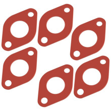 6 Stück Silikon-Gummi-Zirkulationspumpen-Flanschdichtungen für TACO 007 Serie, B&G Wasserpumpendichtung