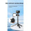 Tripod for  Action6/5/4nano with Quick Release Base Magnetic Tripod Adjustable Selfie Stick Camera Accessory Stand 8