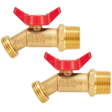 2sets Outdoor Garden Hose Faucet for Valve 3/4 Inch External Thread NPT, with Included for Material Tape