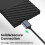 TypeC to Micro-USB 3.0 Cable 5Gbps 5A Quick Charging Cord for  Hard Drive Disk TypeC to Micro-B Connector Cable,B 3