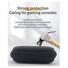 For ANBERNIC RG Rotate Handheld Game Console Protective Carry Bag, Portable Hard Storage Case,Game Accessories Organizer