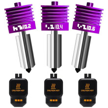 3PK 0.2/0.4/0.6mm MPVD Hotend for X2D /P2S /H2D /H2C /H2S Print Anti-Stick Nozzle for A1mini A1 Hotend