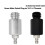 8mm Male Quick Disonnect Adapter for Tr21-4 Threads Soda Maker Machine to External CO2 Tank Bottle, A 6
