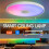 Plafonnier Intelligent LED 45 cm, RGB, Télécommande, Intensité Variable, Éclairage Musical avec Haut-Parleur 2