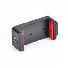 Mobiele Telefoonhouder, Vlogstatiefadapter met Cold Shoe-Smartphoneklem voor Vlogvideo'S, LED-Verlichting en Microfoon