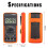 DT9205A Digitale Multimeter Draagbare Multimeter AC/ Spanningsmeter  Ampèremeter Weerstandstester 6