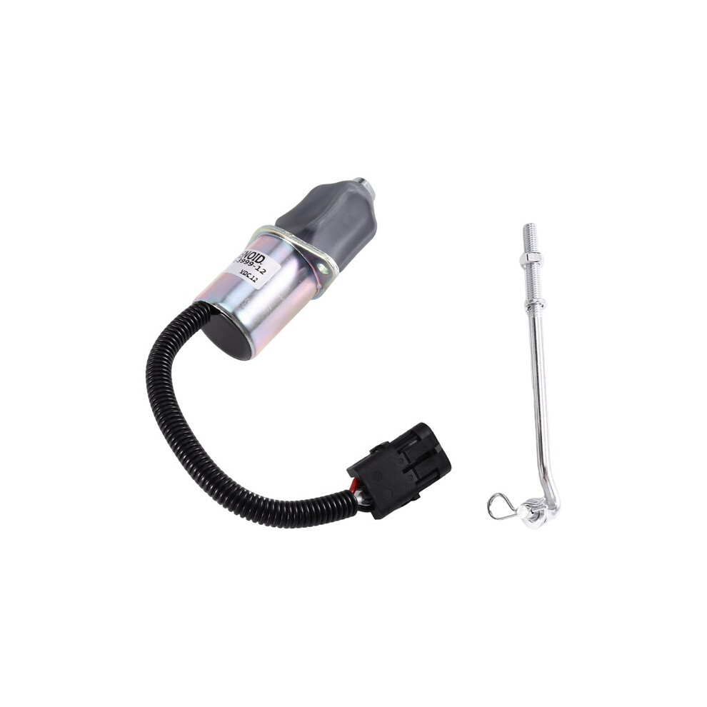 Sa-3999-12 12V Fuel Shutoff Solenoid Valve For Engine Black 4711830233587