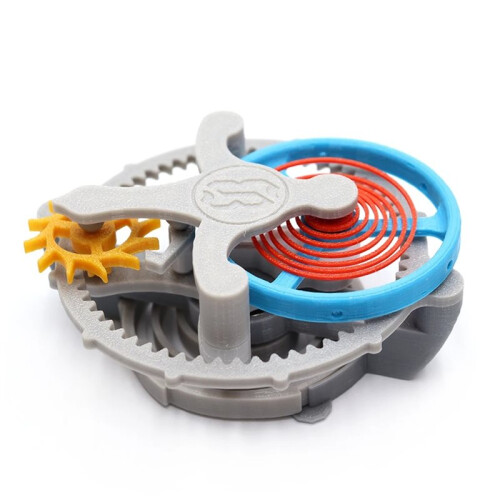 Mechanical Clock Internal Structure Model 3D Printing DIY Movement Winding Gear Device Educational Desktop Display Toy