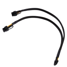Câble D'Alimentation pour Carte Graphique PCI-E 12 Broches Vers Double 8 Broches (6+2 Broches) - Répartiteur en Y Mâle-Mâle - Rallonge