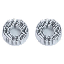 2pcs Bristle Disc 2" 120 Grit Abrasive Brush Deburring Electric Disc Brush with Roll Lock Abrasive Coating Removal Disc