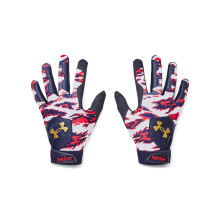 Under Armour Herrars Clean Up Kultur Baseballhandskar, (410) Midnight Navy / Gold, Medium