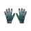 Under Armour Under Armour Herrars Baseballhandskar, (461) Blackout Teal/Comet Green/Magenta Pop, Medium 1