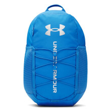Sac à dos Under Armour Unisexe Hustle Sport 6.0, (402) Bleu Atlantis/Noir/Argent Métallique, Taille Unique