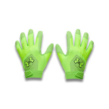 Under Armour Men's Clean Up Baseball Gloves, (362) Cyber Green/Hyper Green/Cyber Green, Medium