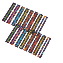 16Pcs Guided Reading Strips Sentence Strips for Kids Overcoming Dyslexia Colored Highlighter Bookmarks (Popular Style)