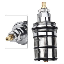 Bathroom Thermostatic Valve Spool Brass Faucet Cartridge 4.37Inch Replacement Part Temperature Control 20-48C GP0000250