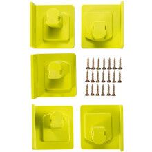 5 Packs Tools Drill Mount Holder, Fit for 18V Tool Holder Dock Hanger with 20 Screws