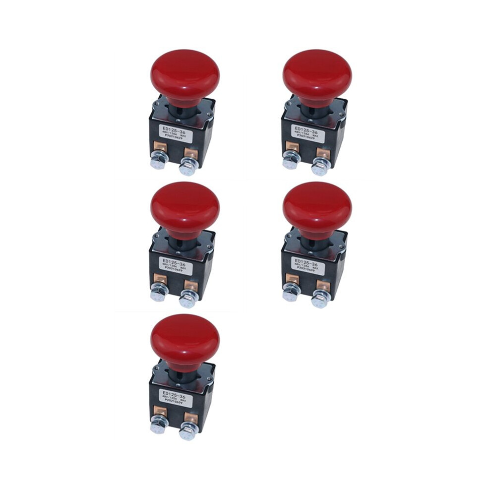 5X Ed125-36 48V 125A Emergency Disconnect Stop For Joe Ez30 E30 D40 Ez40 111551000800 6031093213439