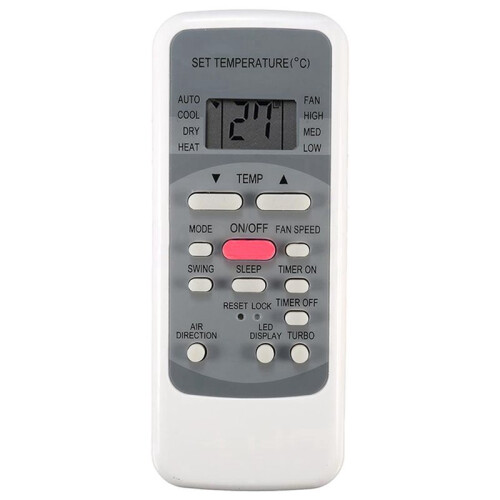 3X Air Conditioner Remote Control Replacement for Midea R51D R51M R51E RG51113/BGCE 2