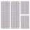 Solderless Breadboard Kit 8 Pcs 830 Tie Points + 8Pcs 400 Tie Points + 8 Set 65Pcs Flexible Breadboard Jumper Wires 7