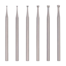 6 Pcs Open Mouth Cup Burr - 3/32 Inch Shank Jewelry Setting Cup Burs Wire Rounder Bits Lapidary Making Bits (008-023)