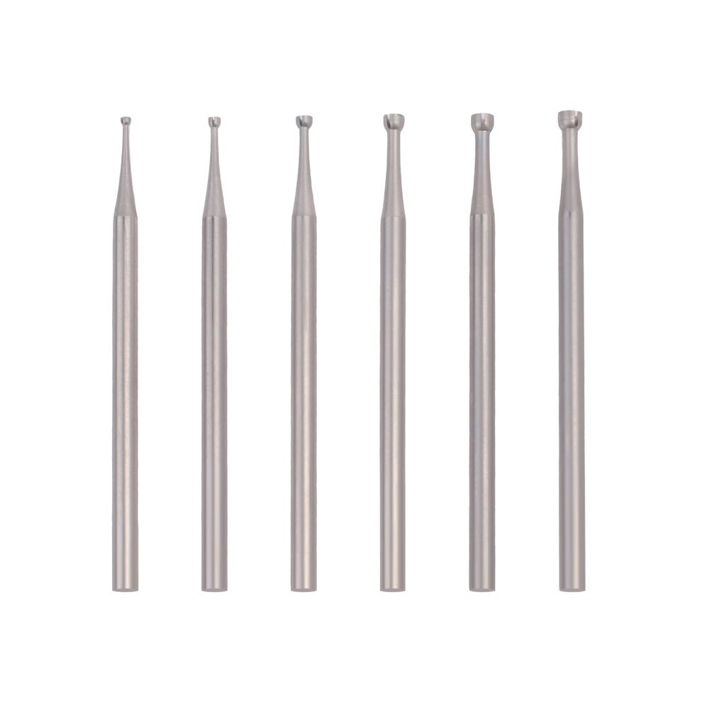 Photos - Screwdriver Zandona 6 Pcs Open Mouth Cup Burr - 3/32 Inch Shank Jewelry Setting Cup Burs Wire Rounder Bits Lapidary Making Bits  (008-023)