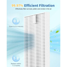 6pcs HEPA Filter Replacement for KleanPal Pro/Grownsy/Papablic/MOMFANN Baby Bottle Washer and Sterilizer