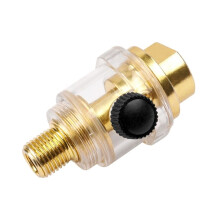 Air Tool Oil Lubricator Oiler Compressors Pipe Automatic Lubrication Self-Contained Oil Dispenser,