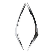 2 Pièces de Garniture Décorative de Sourcils de Phares de Voiture en ABS Chromé pour C-HR 2018-2022