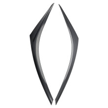 2 Pièces de Garniture Décorative pour Phares de Voiture, en ABS, Motif Fibre de Carbone, pour C-HR 2018-2022