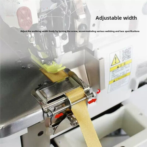 Adjustable  Positioner Overlock Machine Accessories Lace Elastic Webbing Flanging Guide Tool A:Style A 2
